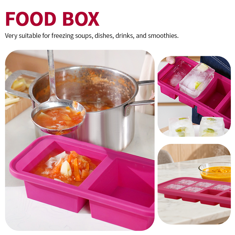 2- oder 3-teiliges Silikon-Gef – Meal Prep Template Bewertung und Preis
