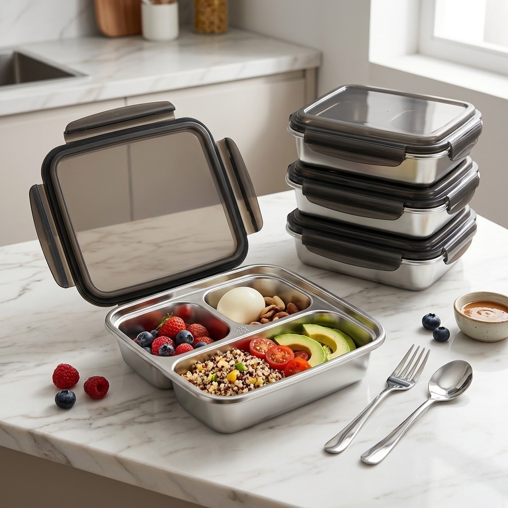 Großer Lunchbehälter mit Decke – Meal Prep Bowl Bewertung und Preis