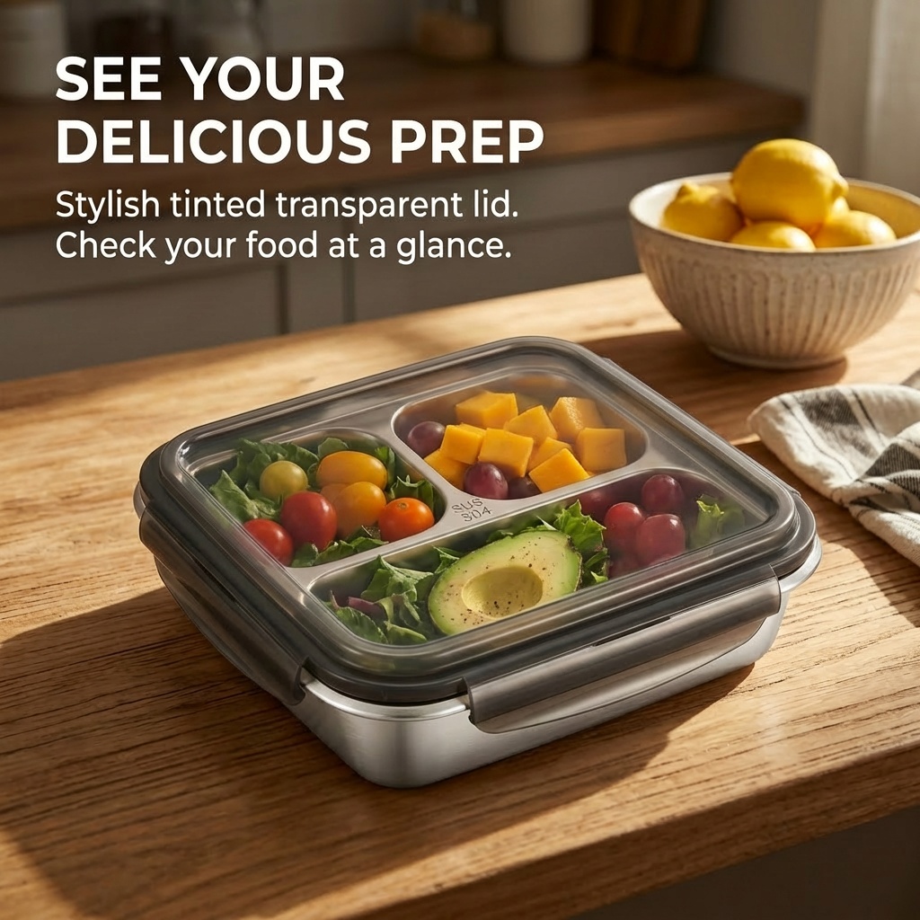 Großer Lunchbehälter mit Decke – Meal Prep Bowl Bewertung und Preis