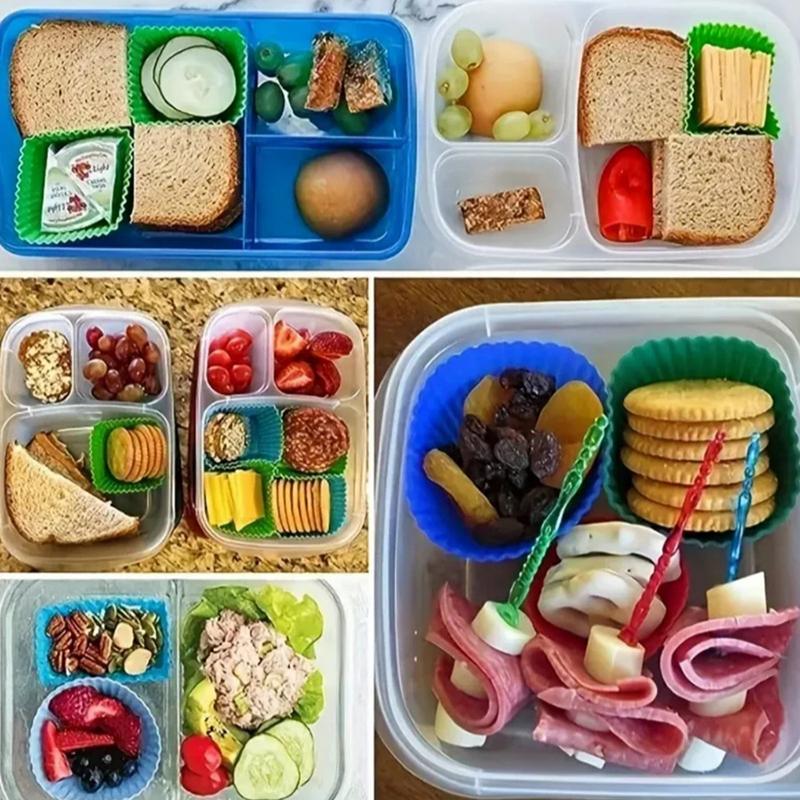 ● 12/24 Stück Silikon-Lunchbox – Meal Prep Template Bewertung und Preis