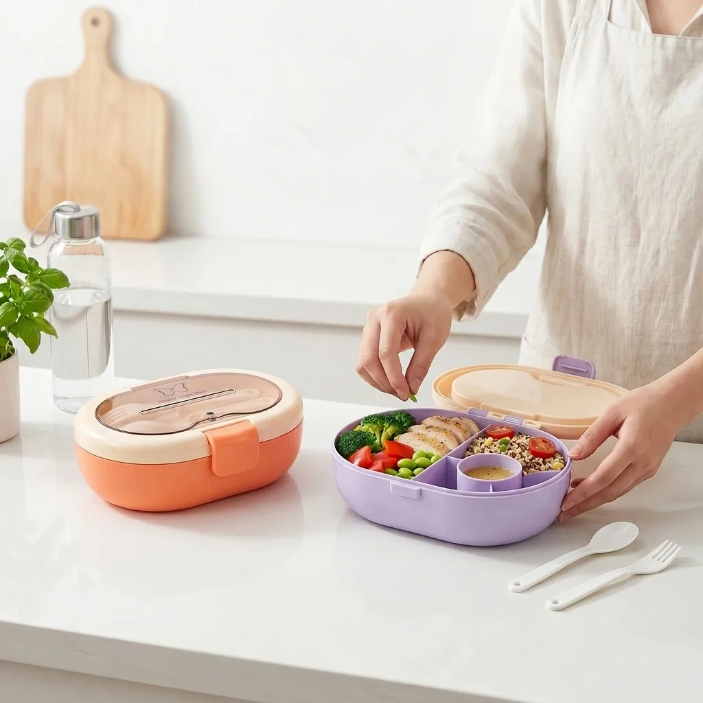Tragbare Plastik-Bento-Lunchbo – Meal Prep Or Prep Meal Bewertung und Preis