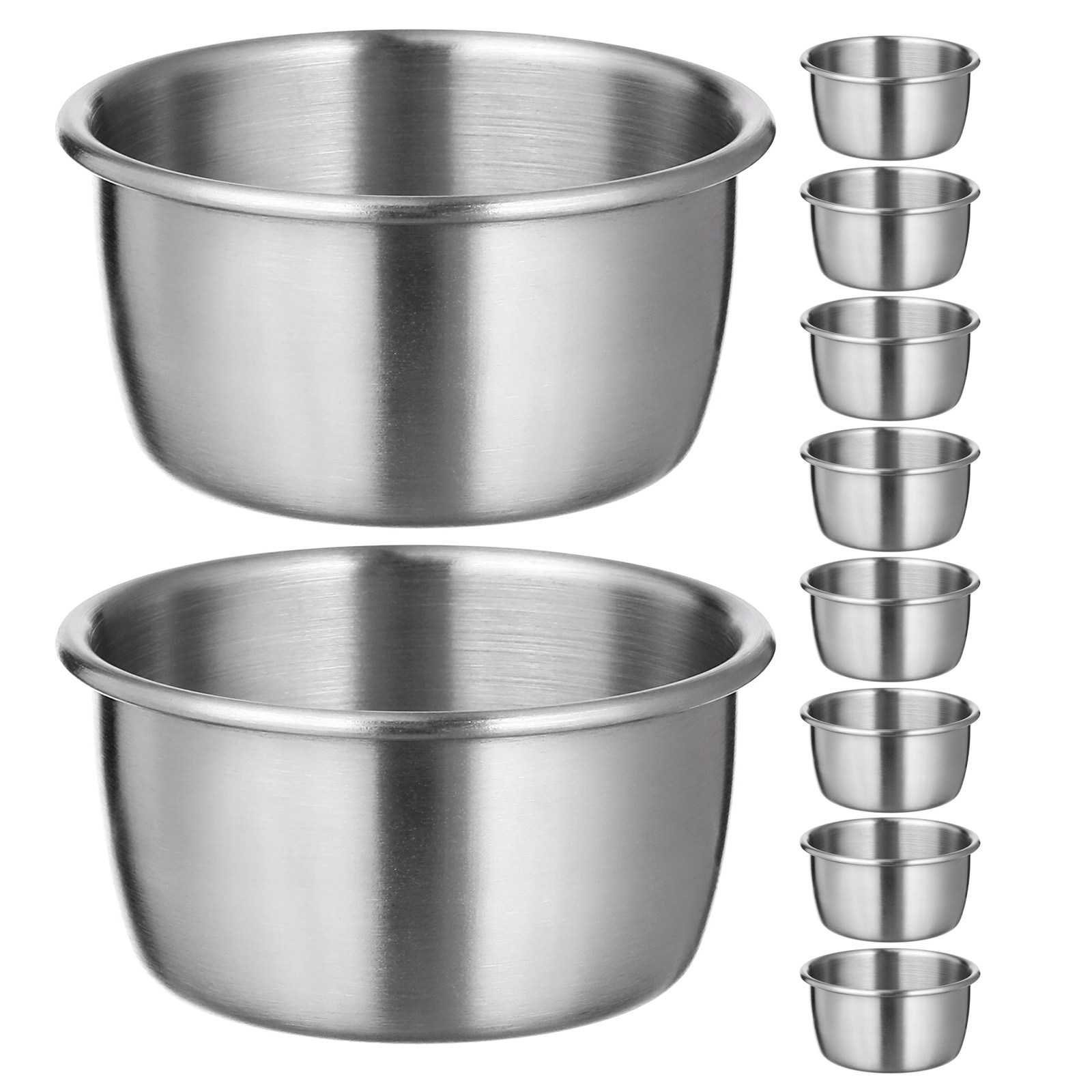 10 Stück Edelstahl-Saucenschal – Sauce Dipping Cup Bewertung und Preis