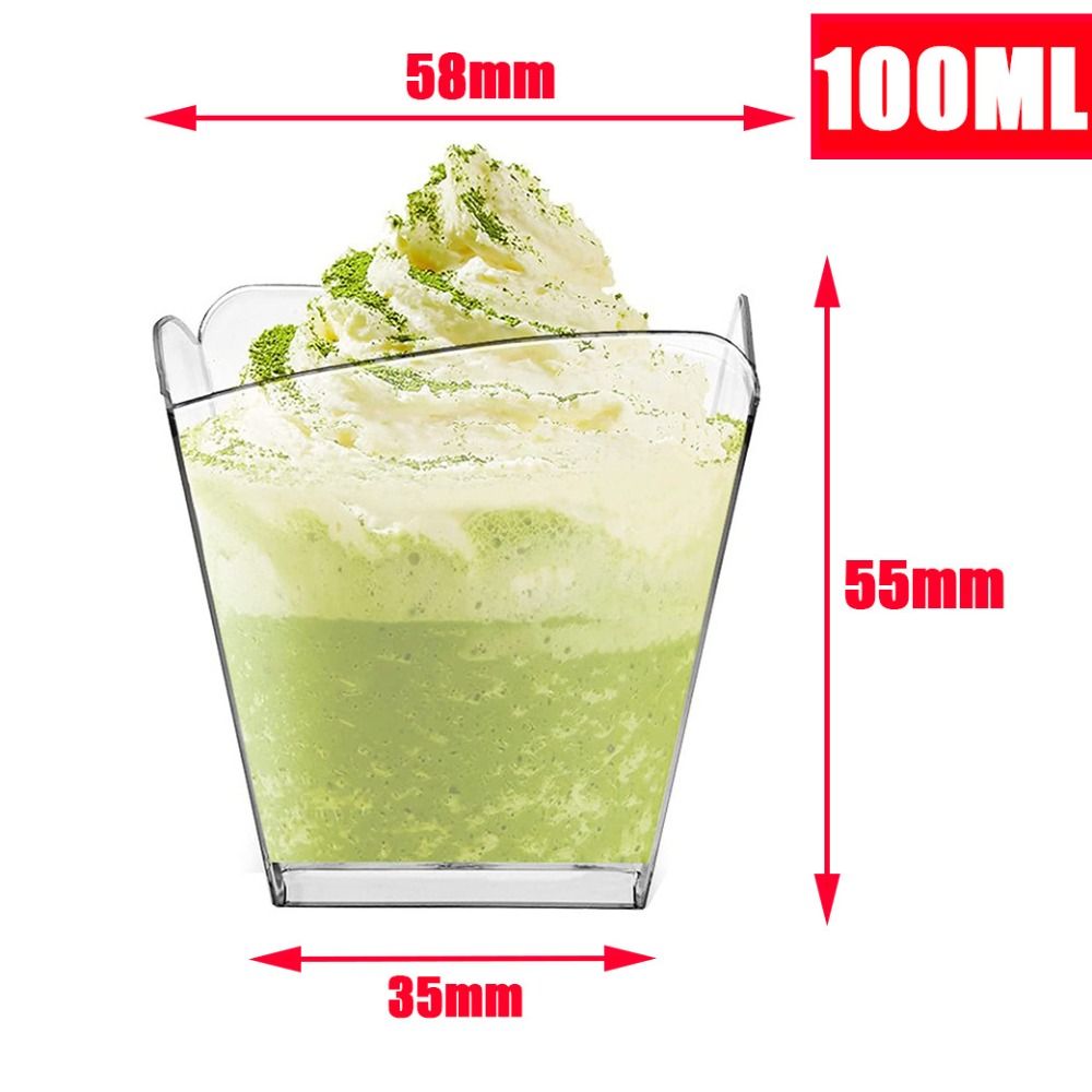10Pcs Joghurt Tasse Einweg Mou – Sauce Dipping Cup Bewertung und Preis