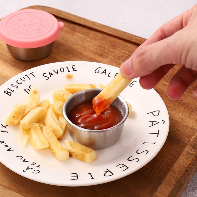 1/4Pcs Edelstahl Eintauchen Sa – Sauce Dipping Cup Bewertung und Preis