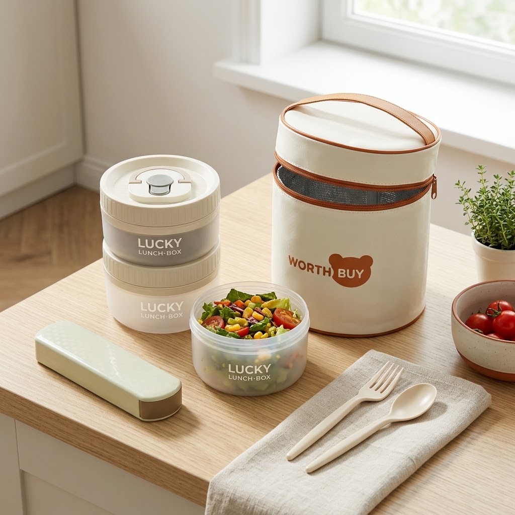 Runde Bento-Box, mikrowellenge – Meal Prep Or Prep Meal Bewertung und Preis